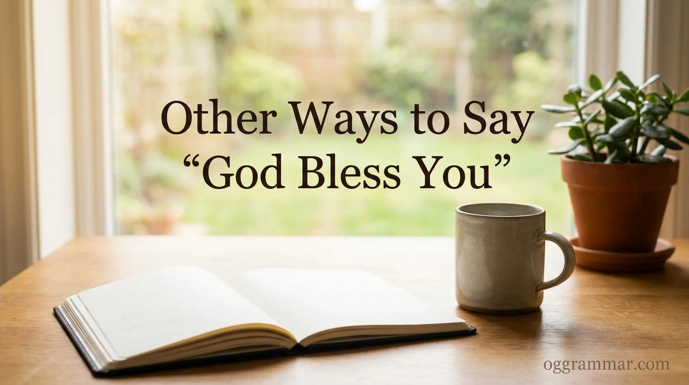 Other Ways to Say “God Bless You”
