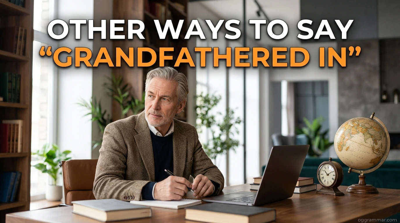 Other Ways to Say “Grandfathered In”