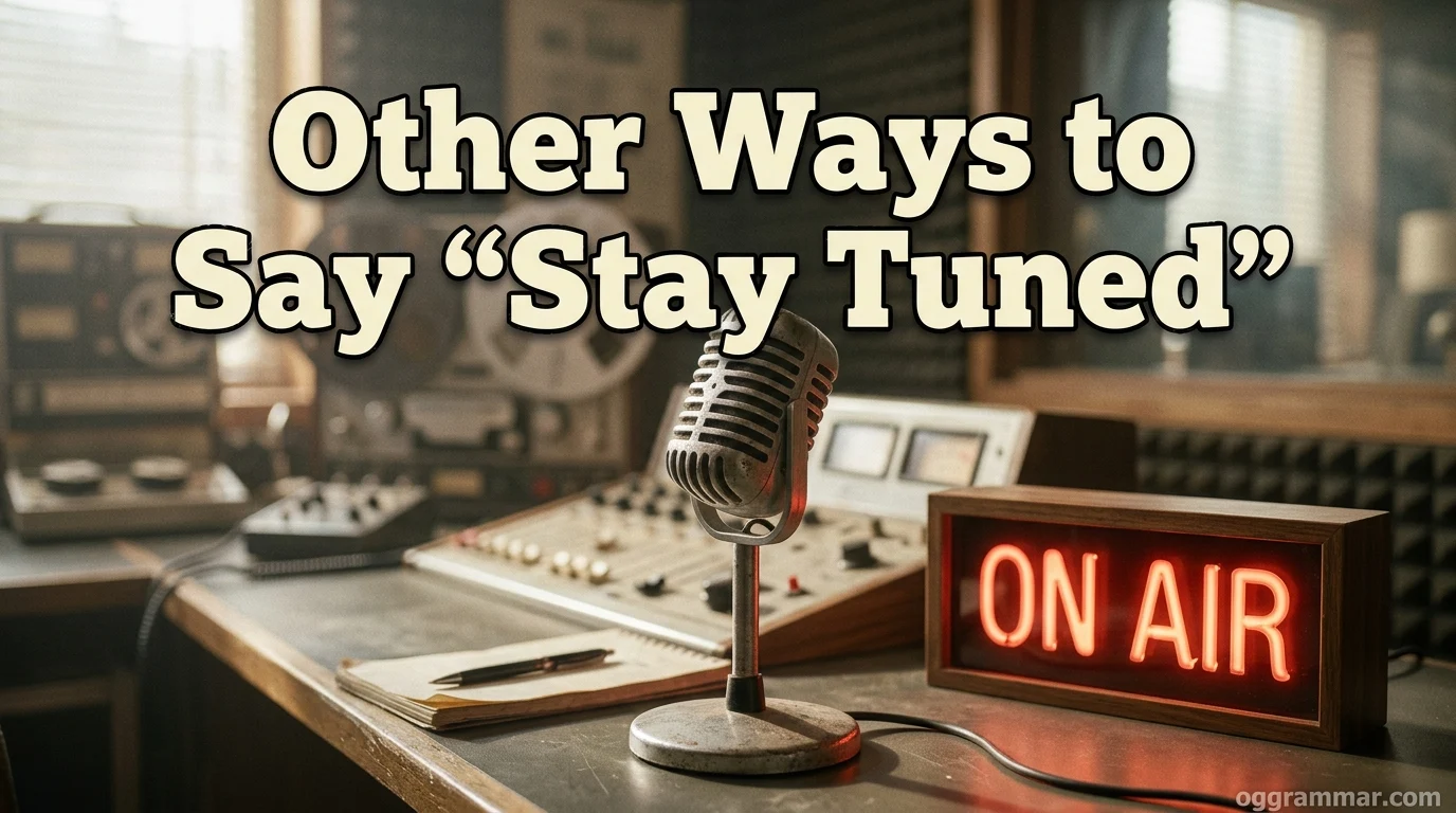 Other Ways to Say “Stay Tuned”
