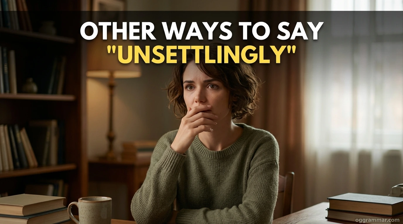 Other Ways to Say “Unsettlingly”