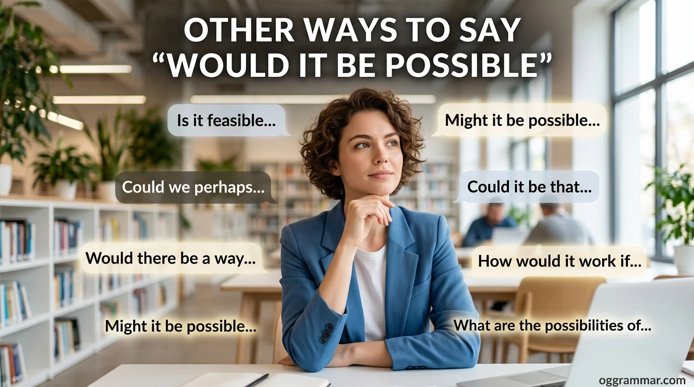 Other Ways to Say “Would It Be Possible