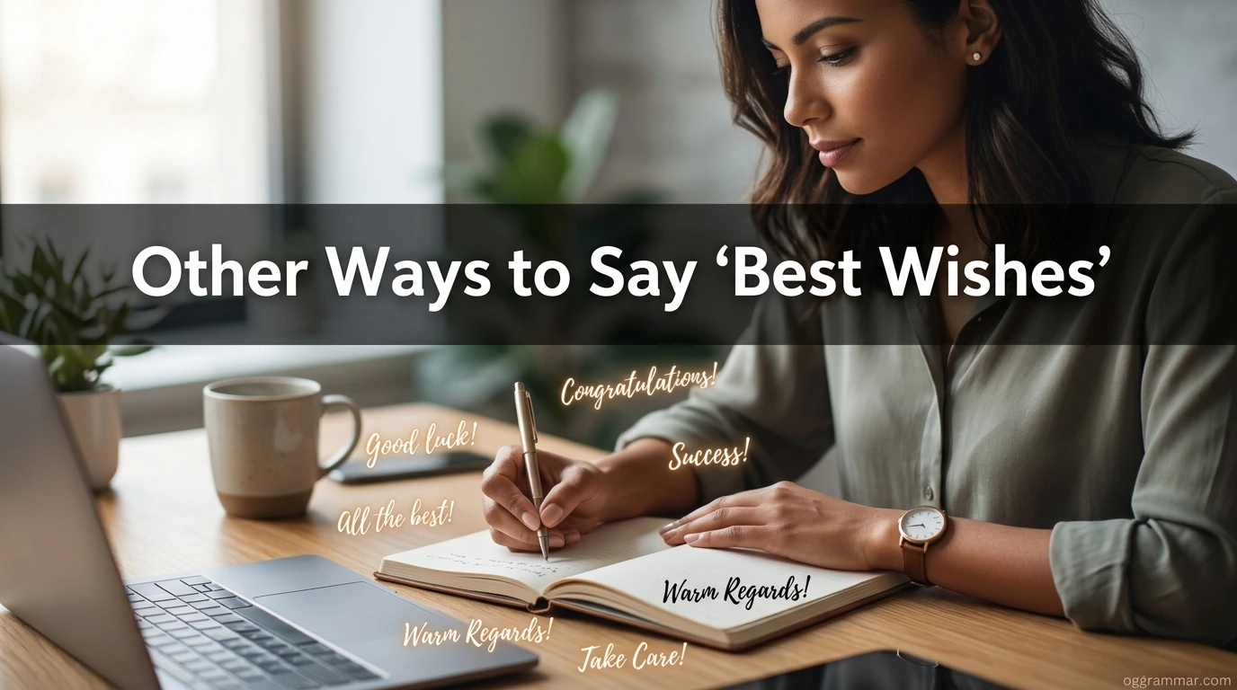 Other Ways to Say “Best Wishes”