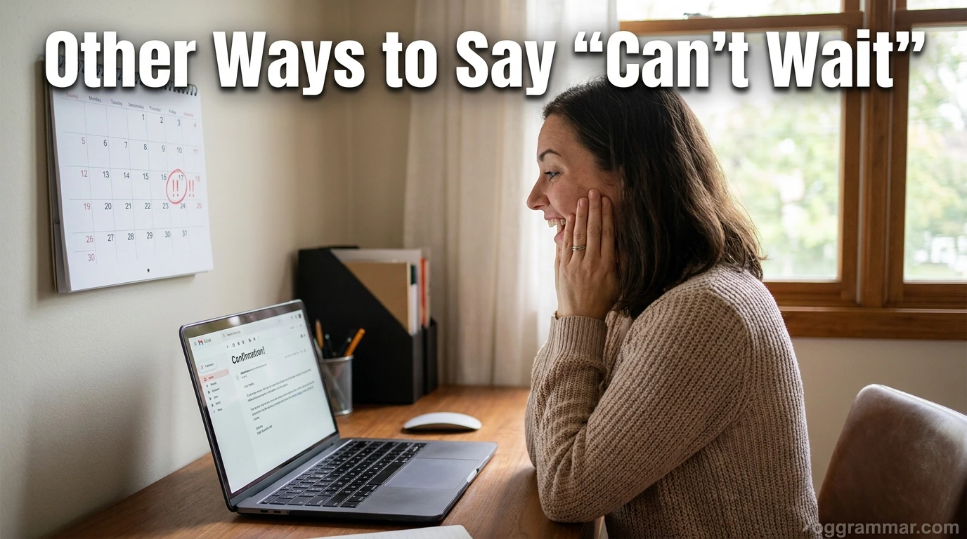 Other Ways to Say “Can’t Wait”
