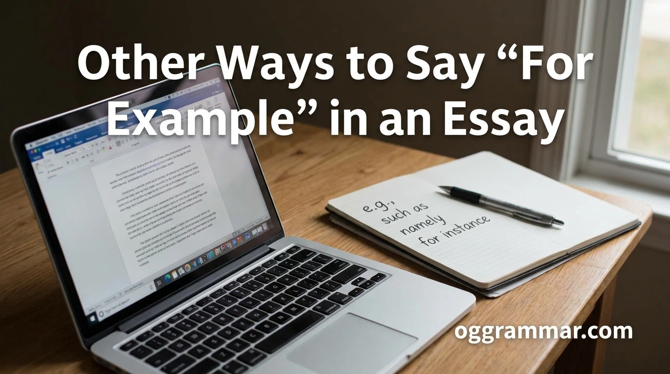 Other Ways to Say “For Example” in an Essay