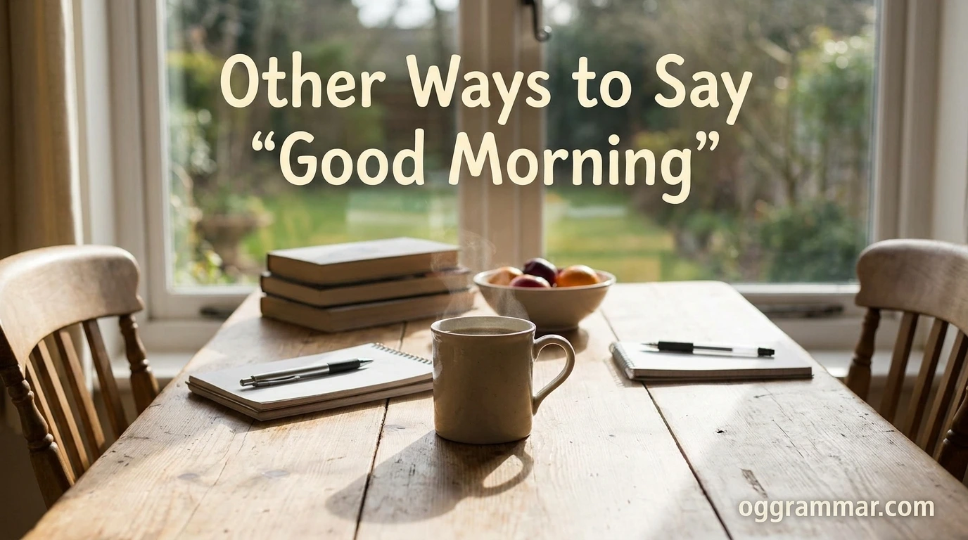 Other Ways to Say “Good Morning”