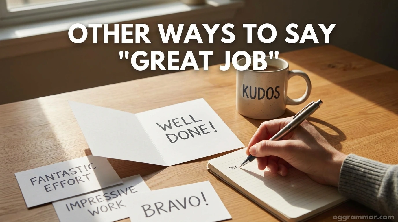 Other Ways to Say “Great Job”