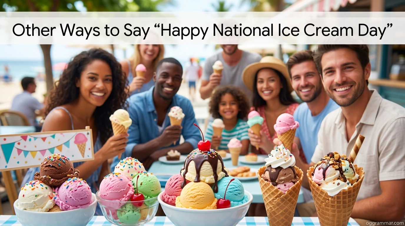Other Ways to Say “Happy National Ice Cream Day”