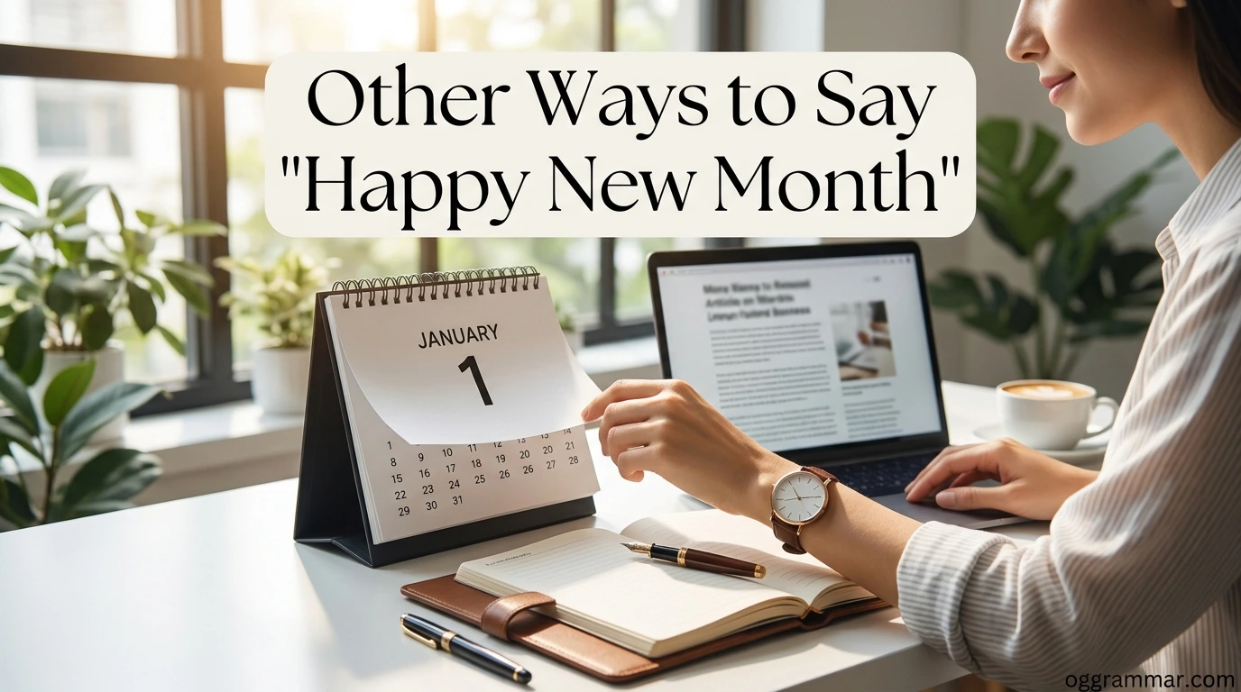 Other Ways to Say “Happy New Month”