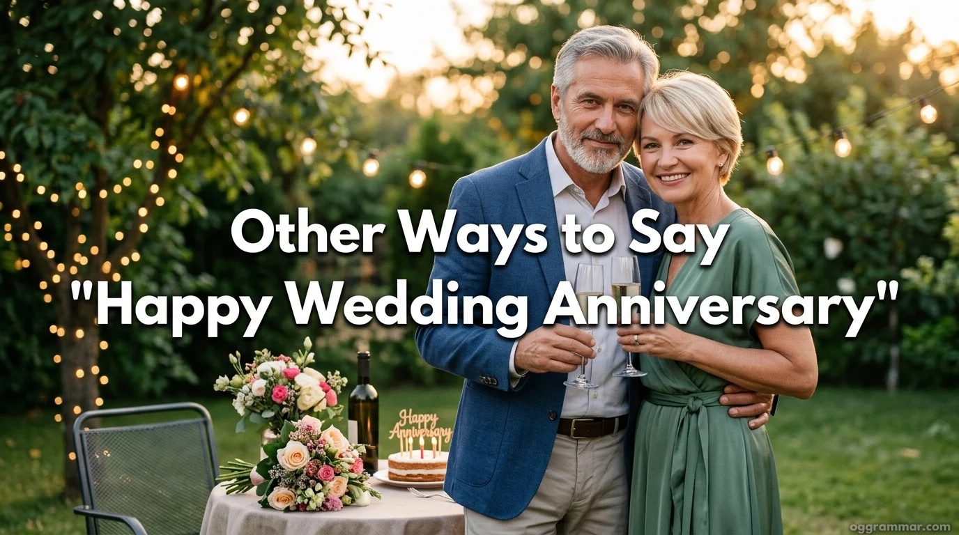 Other Ways to Say “Happy Wedding Anniversary”