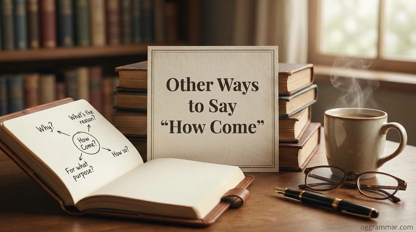 40 Other Ways to Say “How Come”