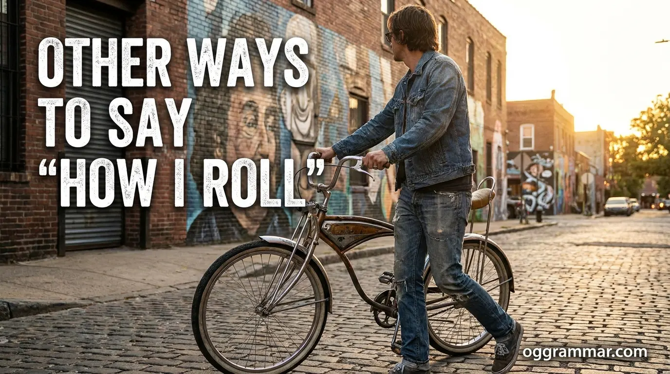Other Ways to Say “How I Roll”
