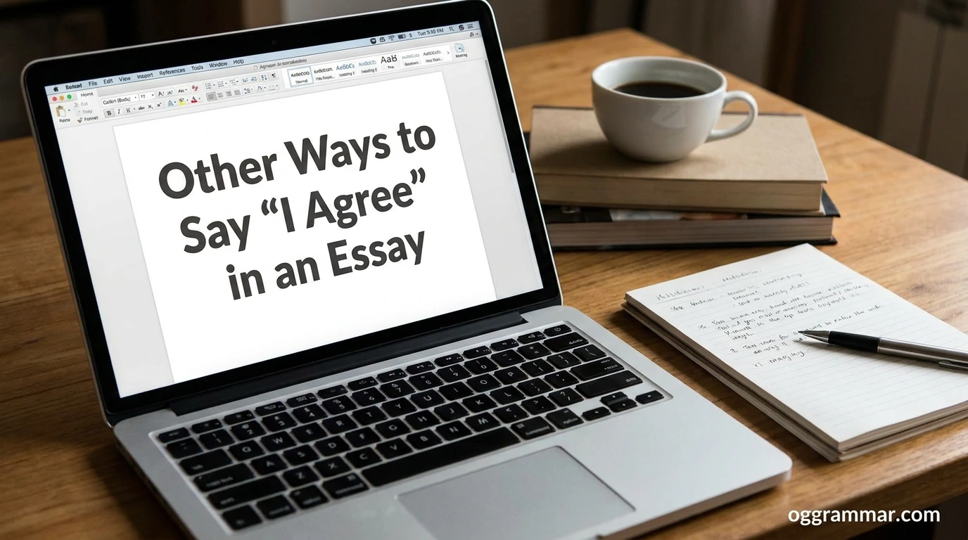Other Ways to Say “I Agree” in an Essay