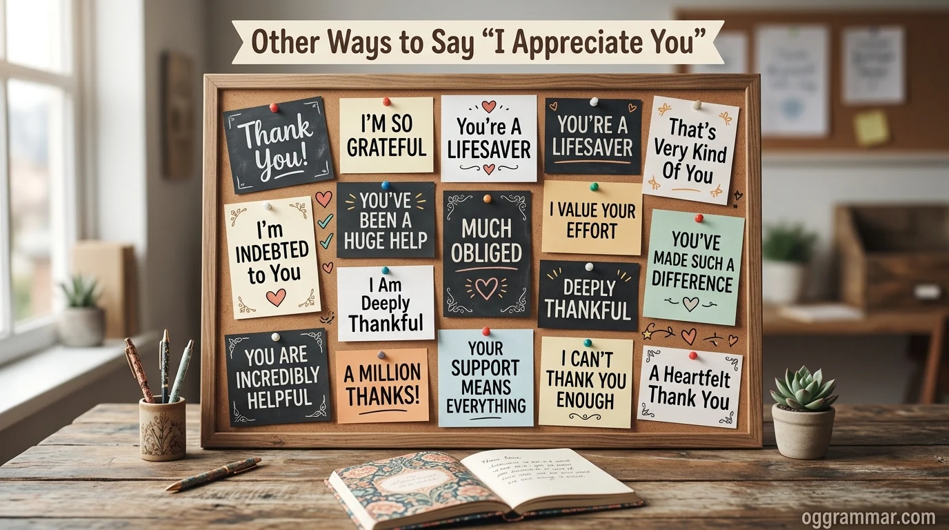 40 Other Ways to Say “I Appreciate You”