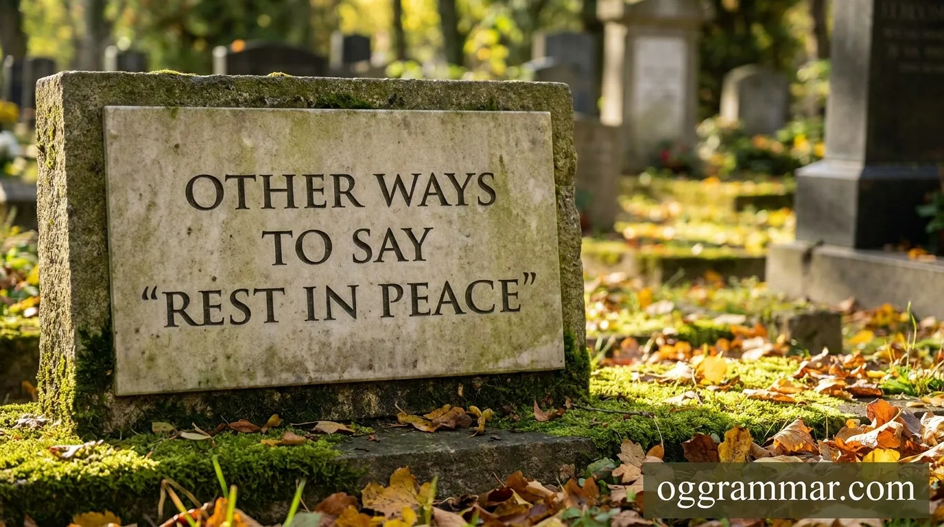 Other Ways to Say “Rest in Peace”