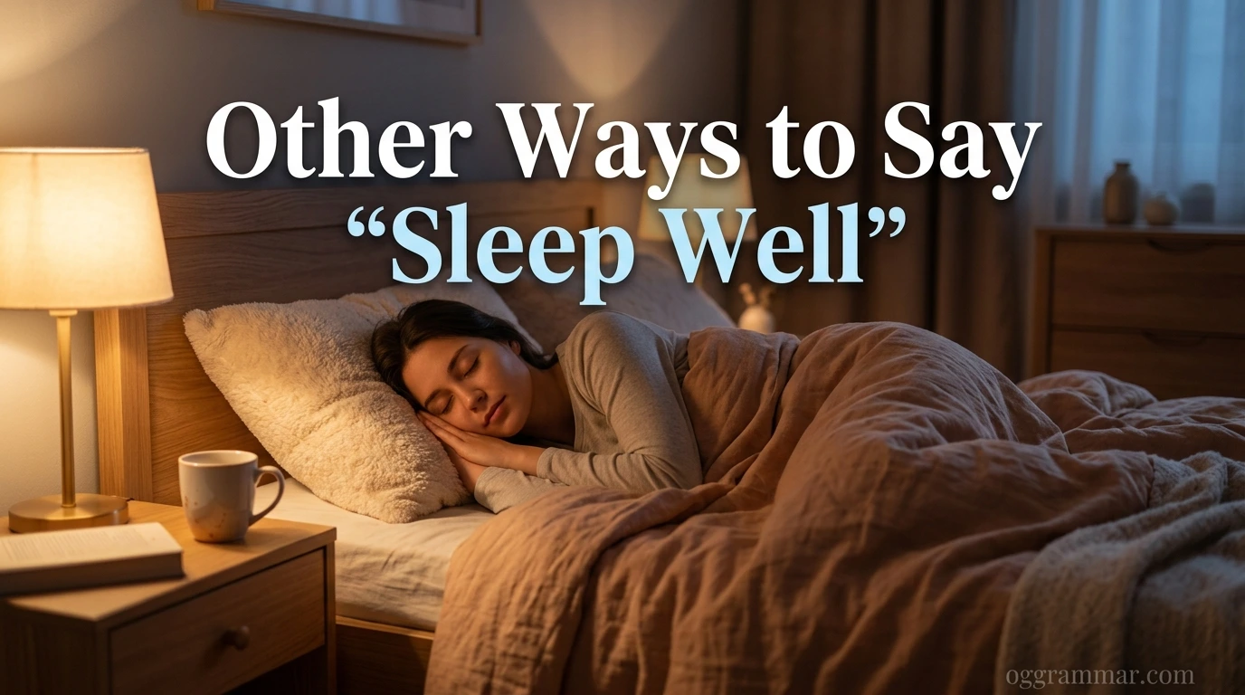 Other Ways to Say “Sleep Well”