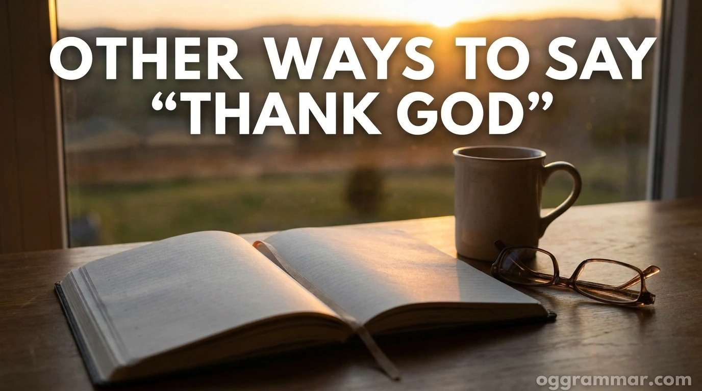 Other Ways to Say “Thank God”