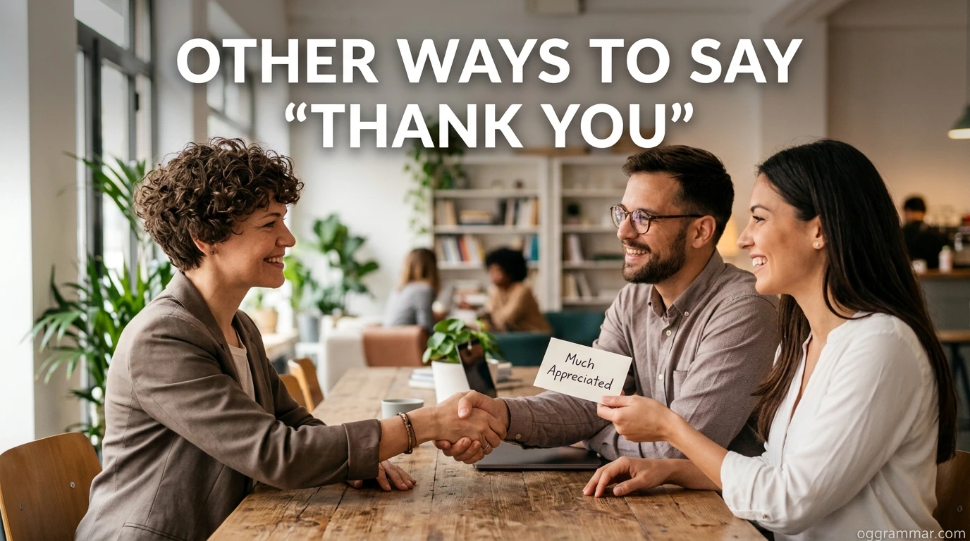 Other Ways to Say “Thank You”