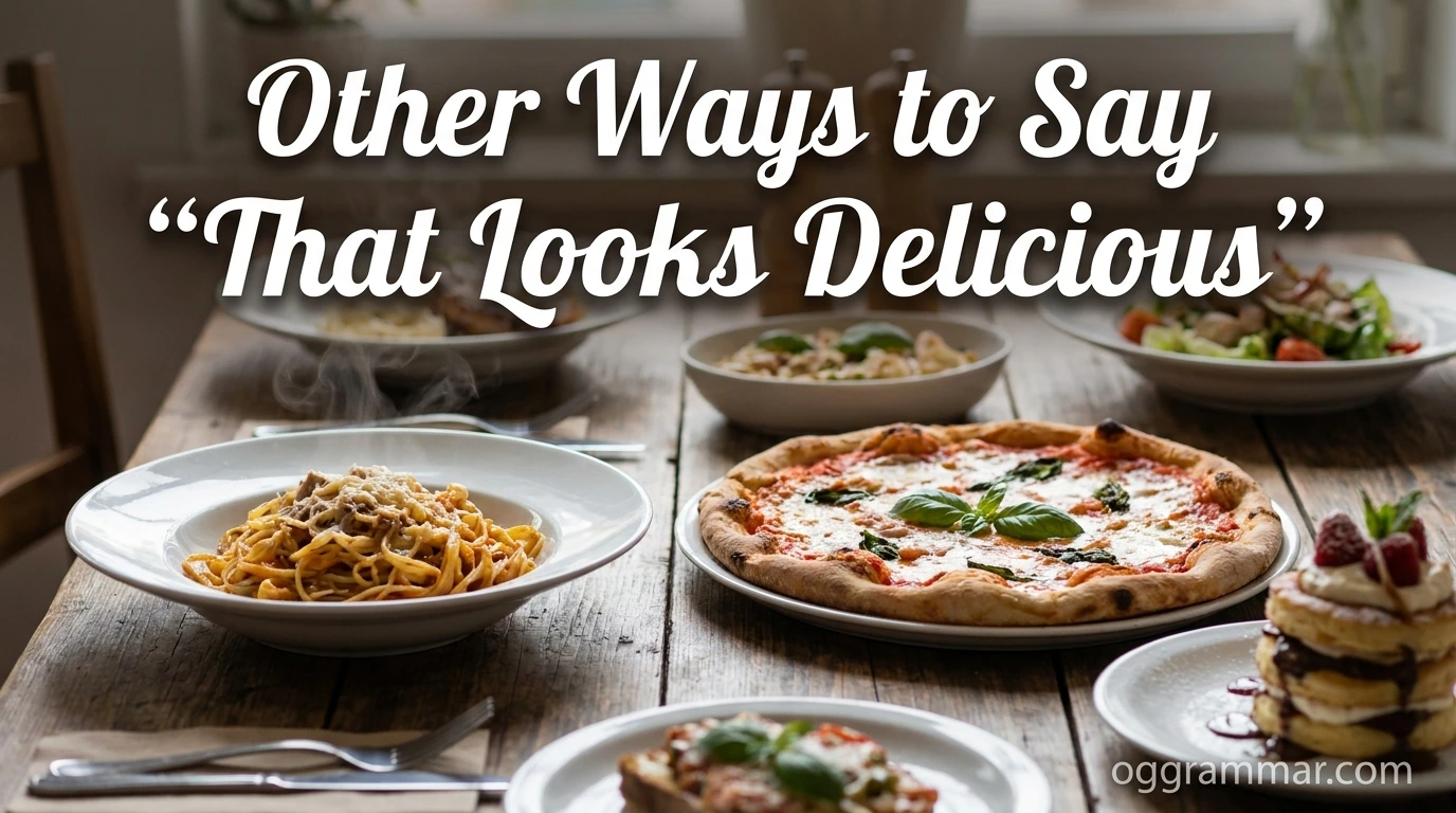 Other Ways to Say “That Looks Delicious”