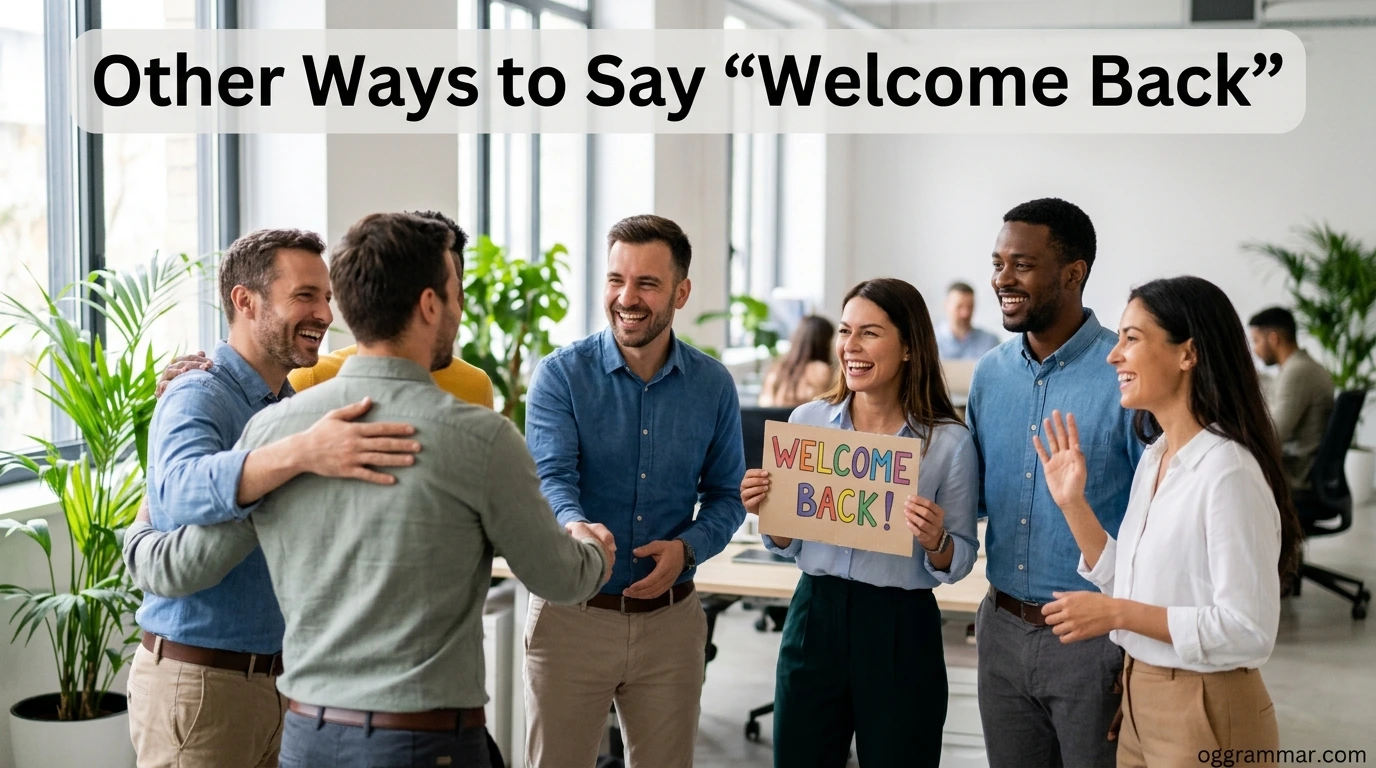 40 Other Ways to Say “Welcome Back”