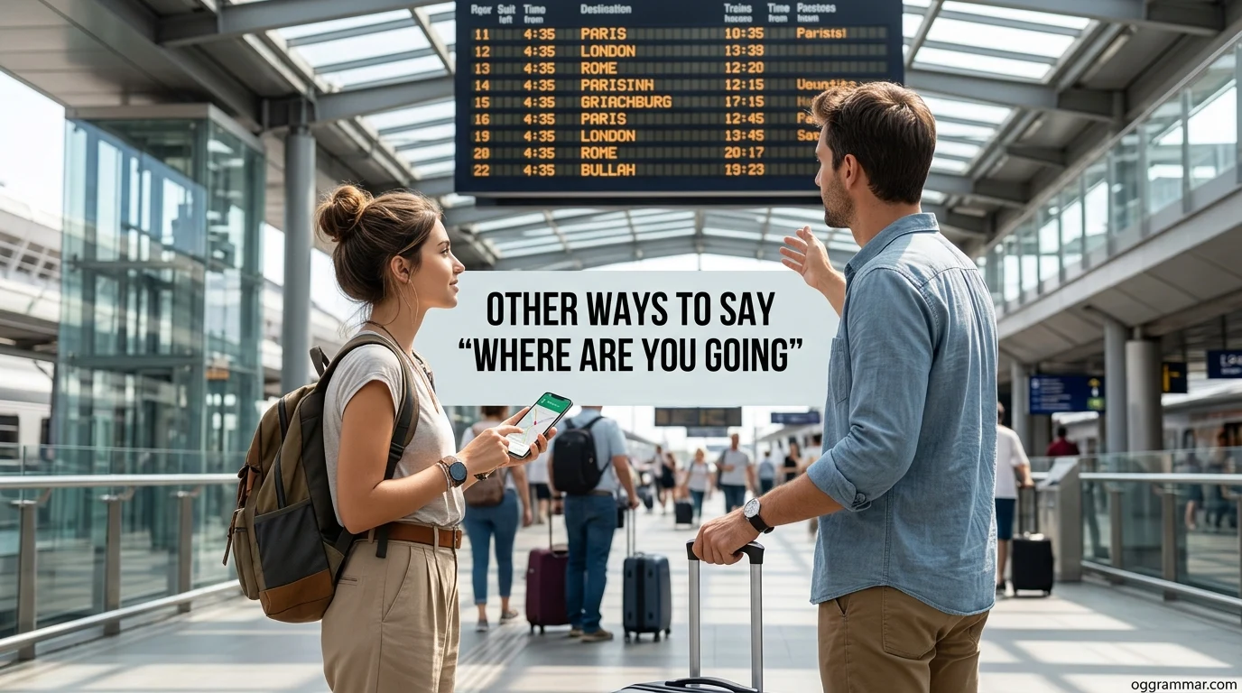 Other Ways to Say “Where Are You Going”