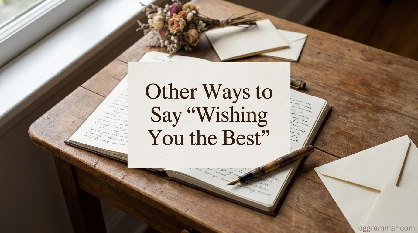 Other Ways to Say “Wishing You the Best”